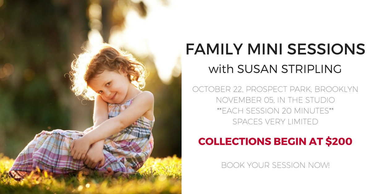 Fall Portrait Mini Sessions with Susan Stubbs in Brooklyn.