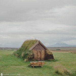 A small wooden house in the middle of a Game of Thrones Location field.