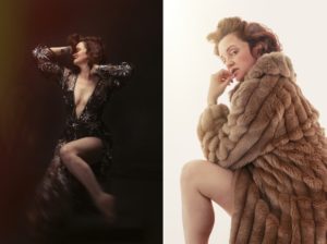 Welcome back to the captivating world of fashion! Feast your eyes on two stunning pictures featuring ME, adorned in a luxurious fur coat.