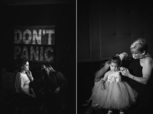Don't panic NYC wedding photography at Capitale.