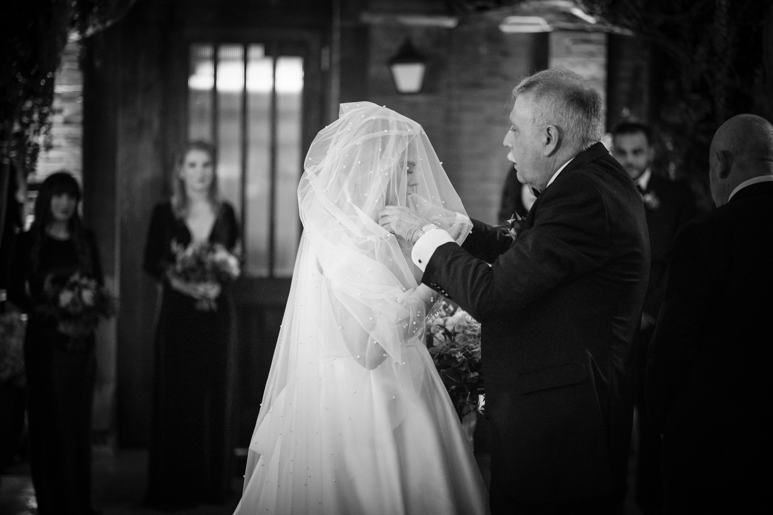 Bride and father at a Beekman Hotel wedding in NYC