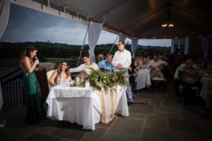 Baiting Hollow Club Long Island Wedding sweetheart table location
