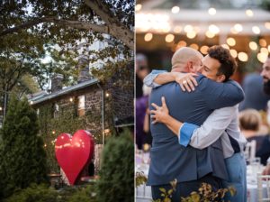 Sanctuary Roosevelt Island Wedding outdoor heart