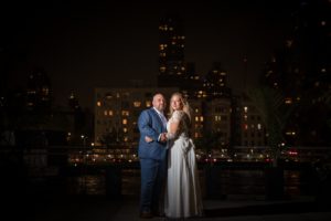 skyline photo at night Sanctuary Roosevelt Island Wedding