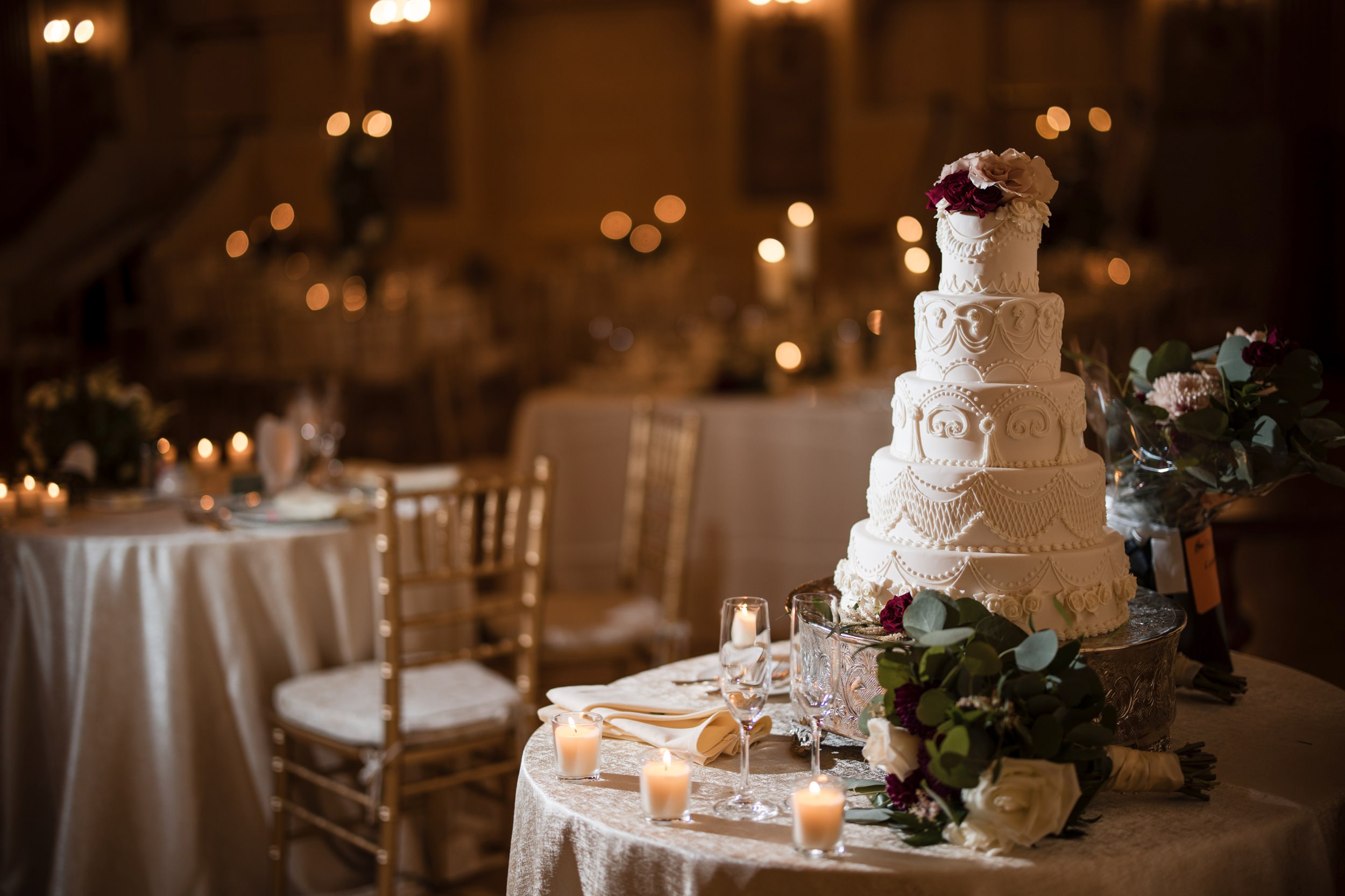 hotel dupont wedding cake