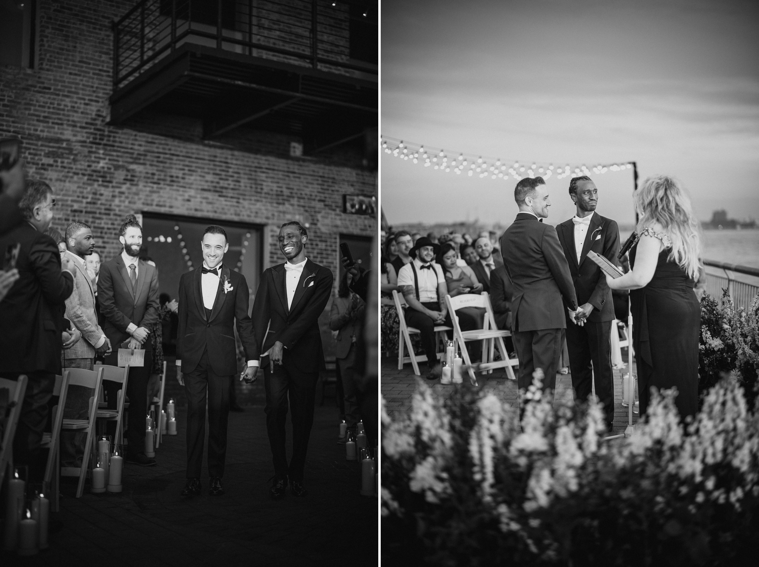 liberty warehouse wedding outdoor ceremony location