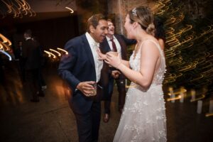 brooklyn winery wedding bride and groom on dance floor