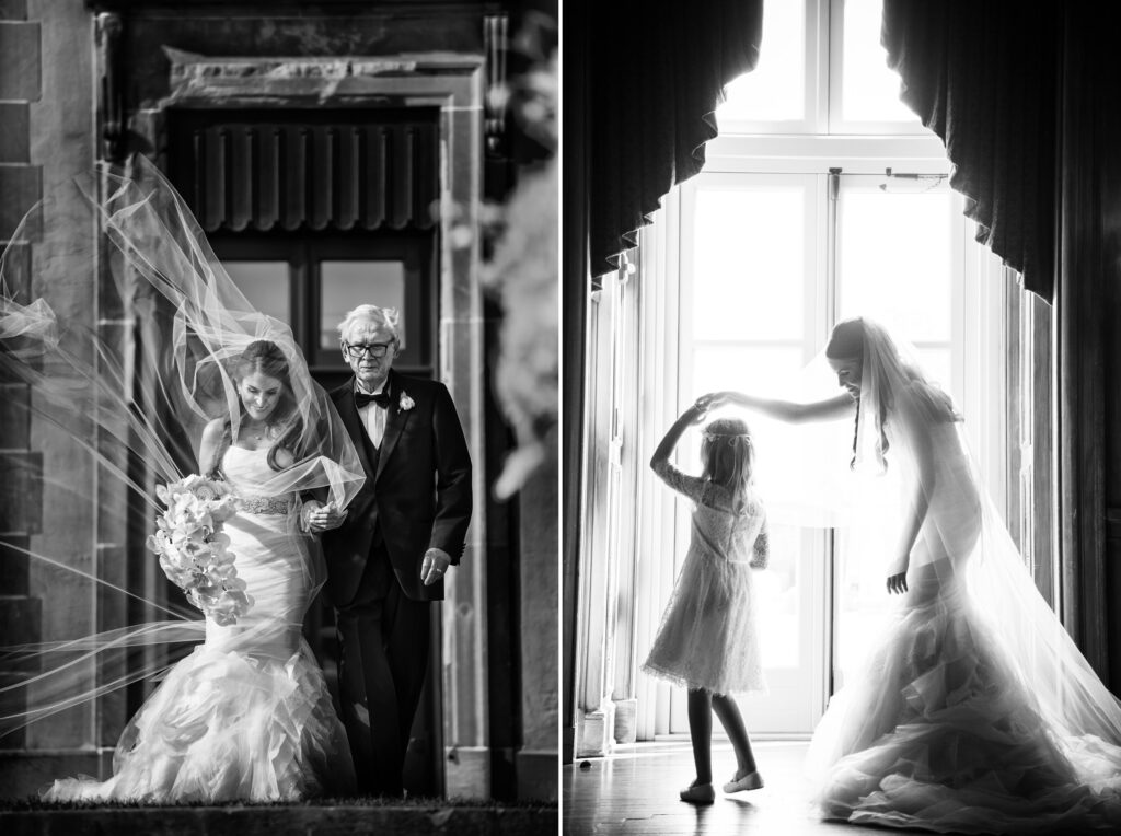 oheka castle wedding black and white photographer