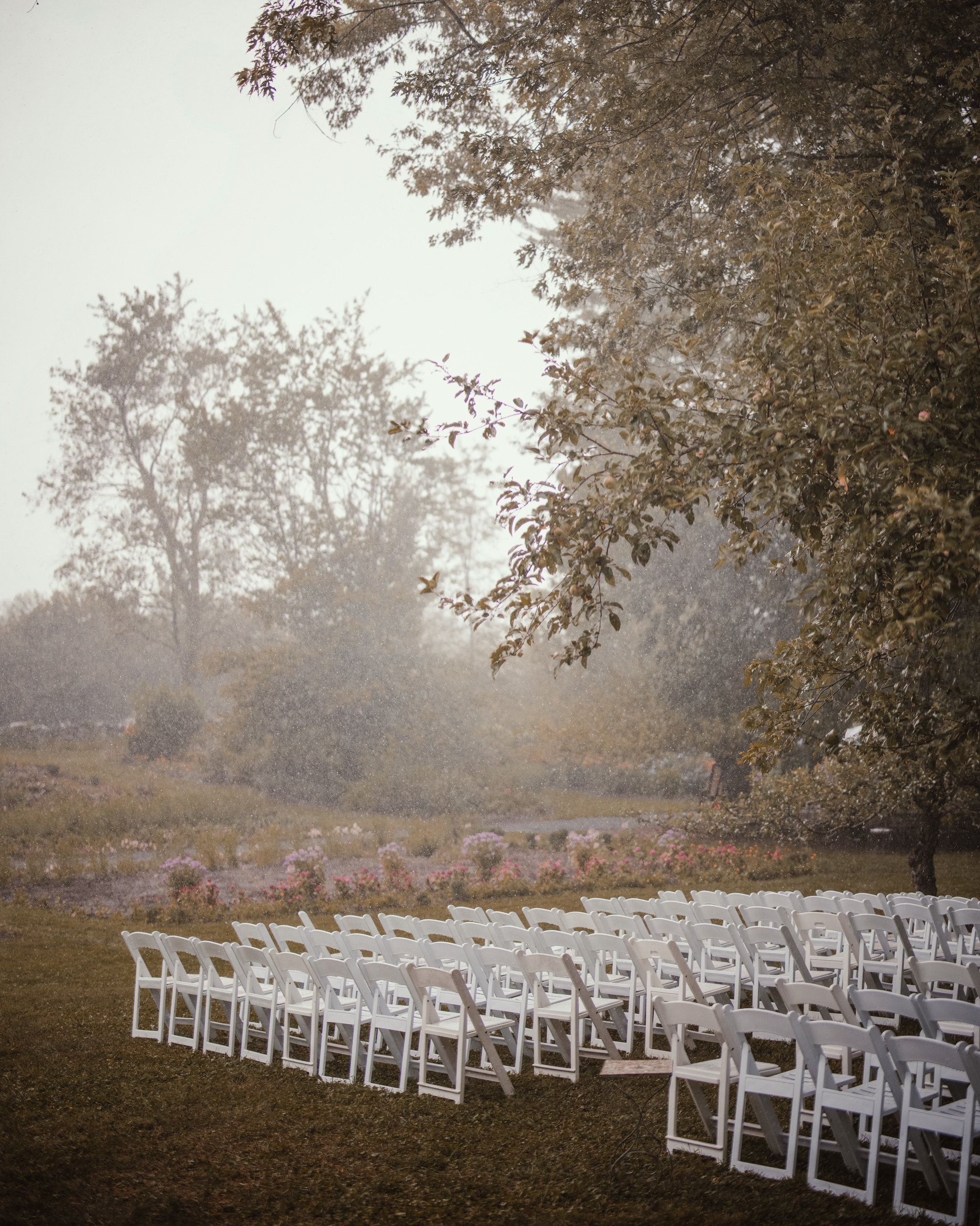 outdoor event space at Liberty view farm wedding venue