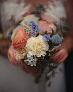 Wedding bouquet of flowers