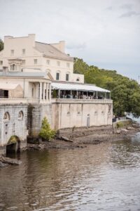 water works wedding venue overlooking the river
