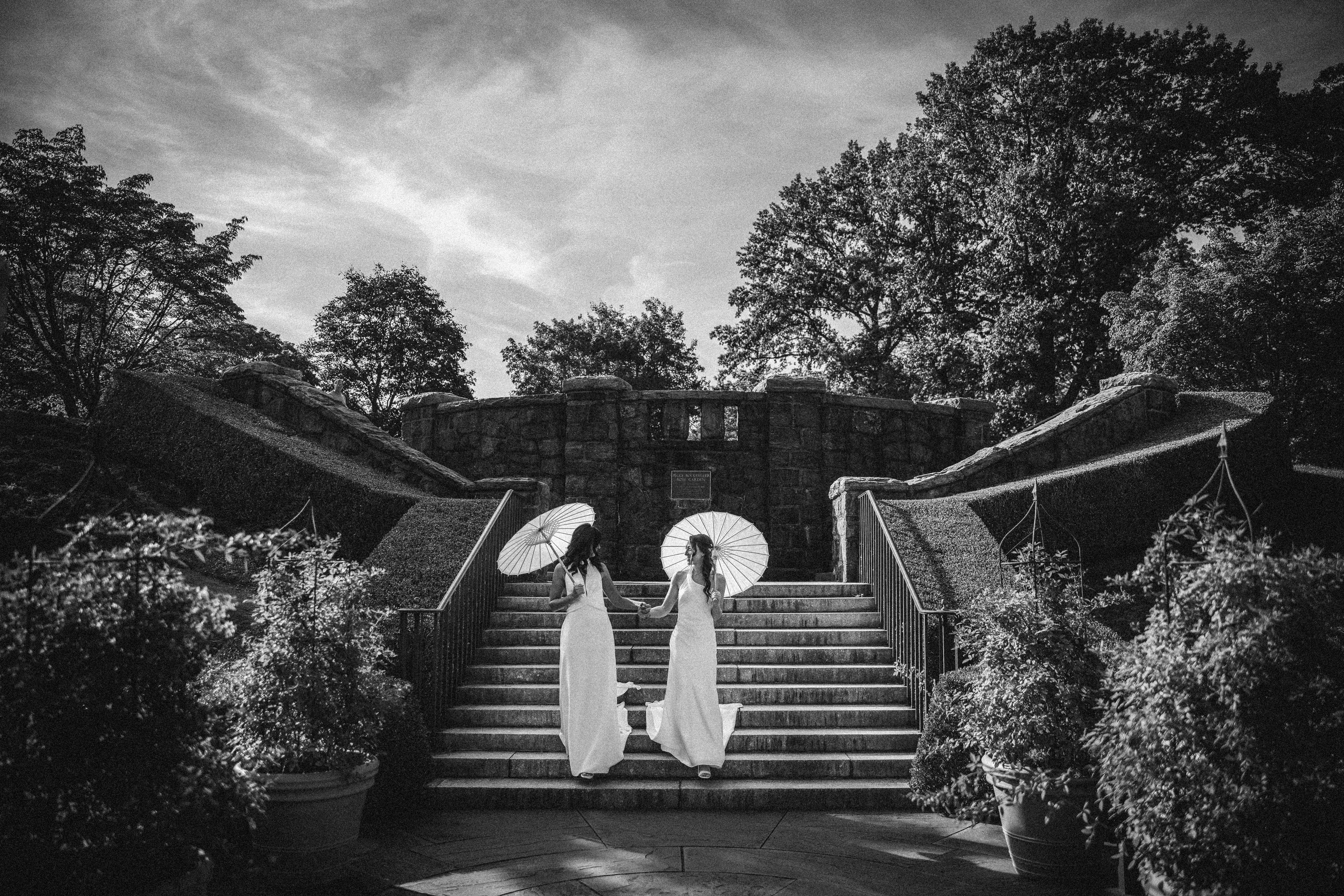 new york botanical gardens wedding brides